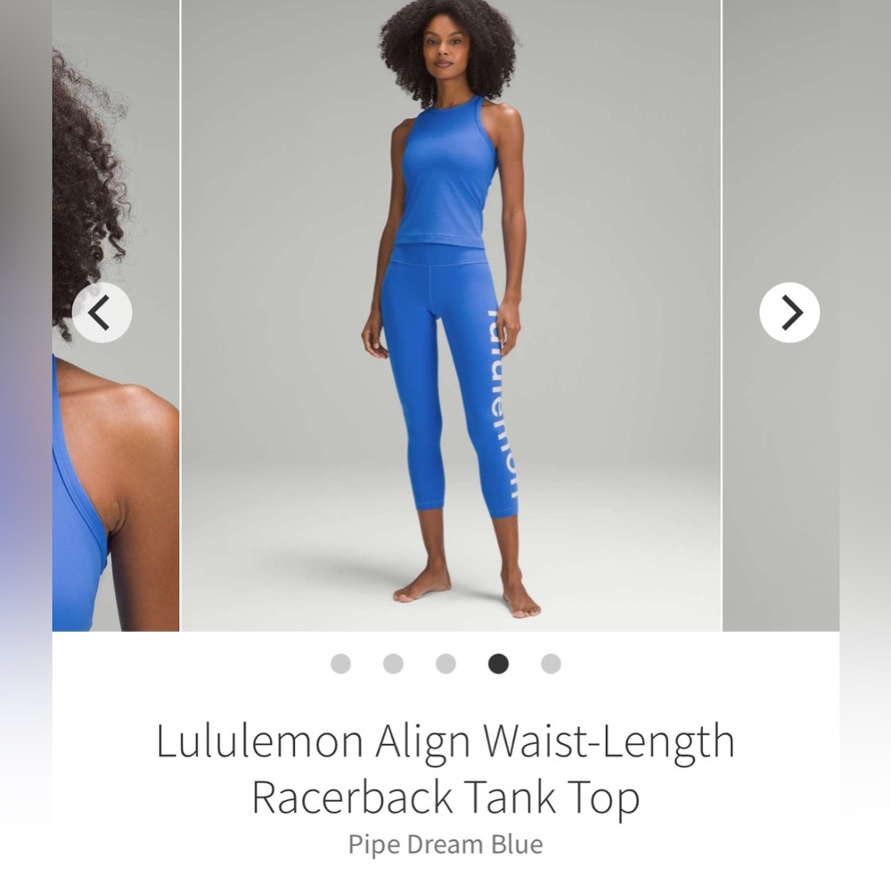 Lululemon Athletica Blue Racerback Tank Top - Picture 11 of 12
